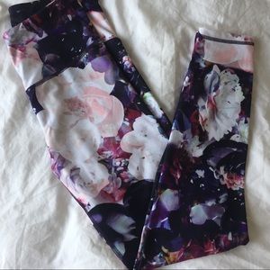 Old Navy - floral high-waist exercise leggings